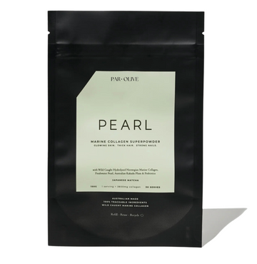 Pearl Marine Collagen Refill Pouch- Matcha